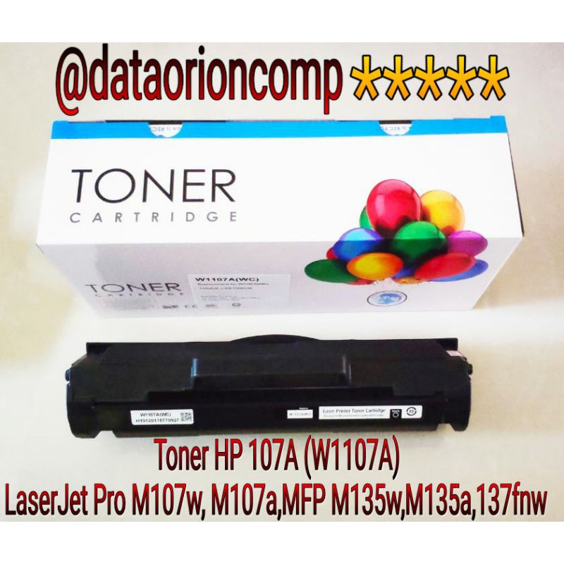 Jual Toner Compatible HP W1107A 107A / 107A / 105A / 106A Tanpa Chip ...