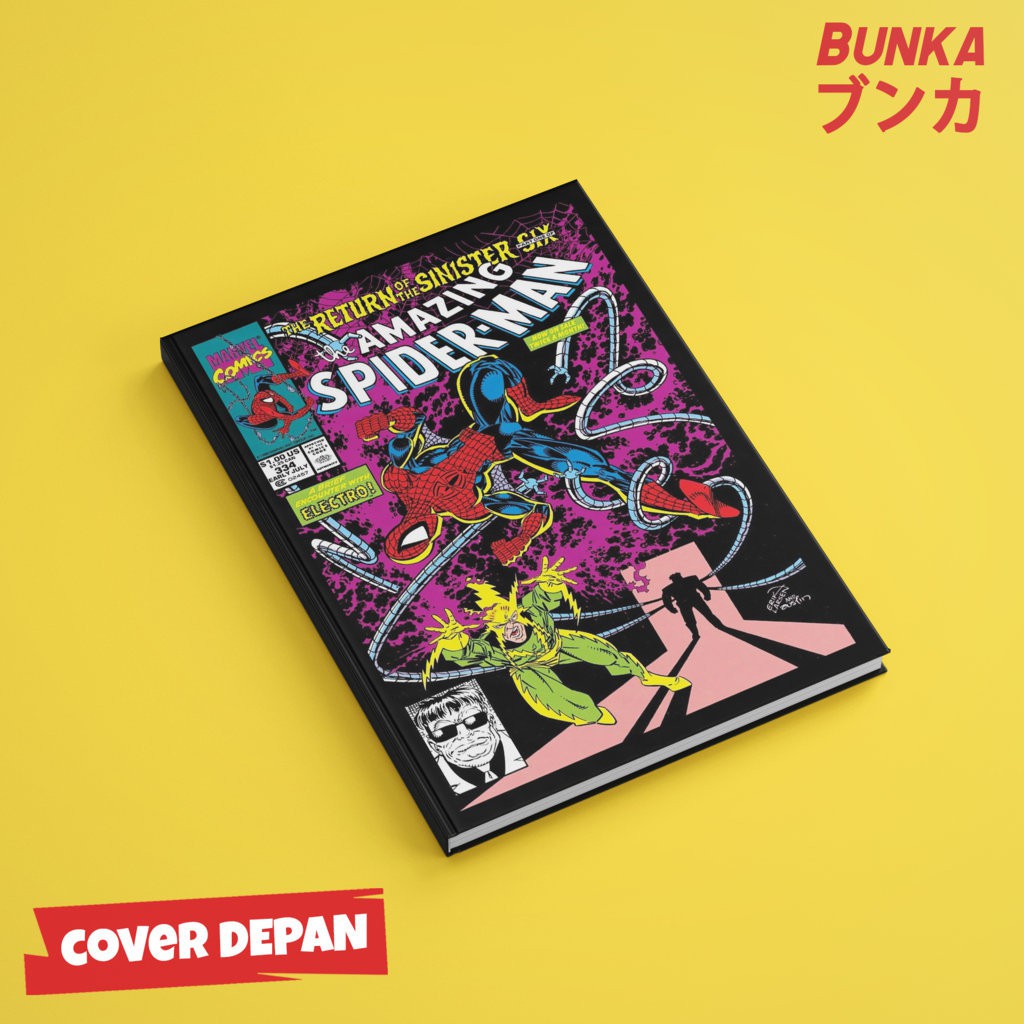 Jual Notebook Marvel Spiderman Klasik Cover 03 Hardcover A5 Buku Tulis ...