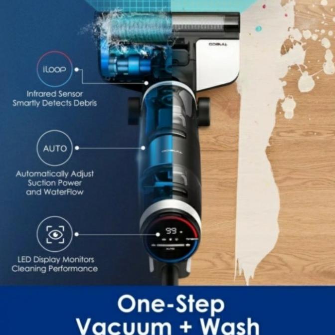 Jual TINECO VACUUM CLEANER FLOOR ONE S3 SMART WET DRY FLOOR SCRUBBER