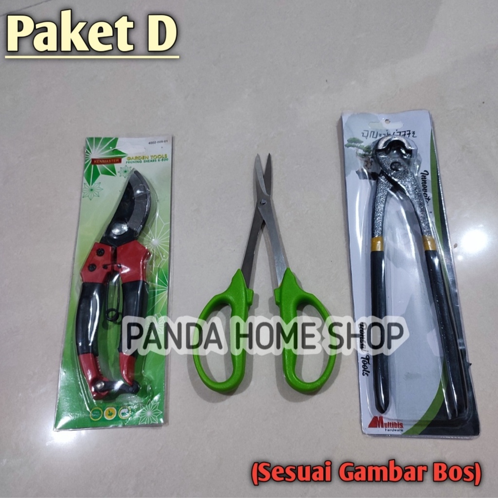 Jual Paket Alat Bonsai Gergaji 3 Set || Gergaji Gunting Catok Pilih ...