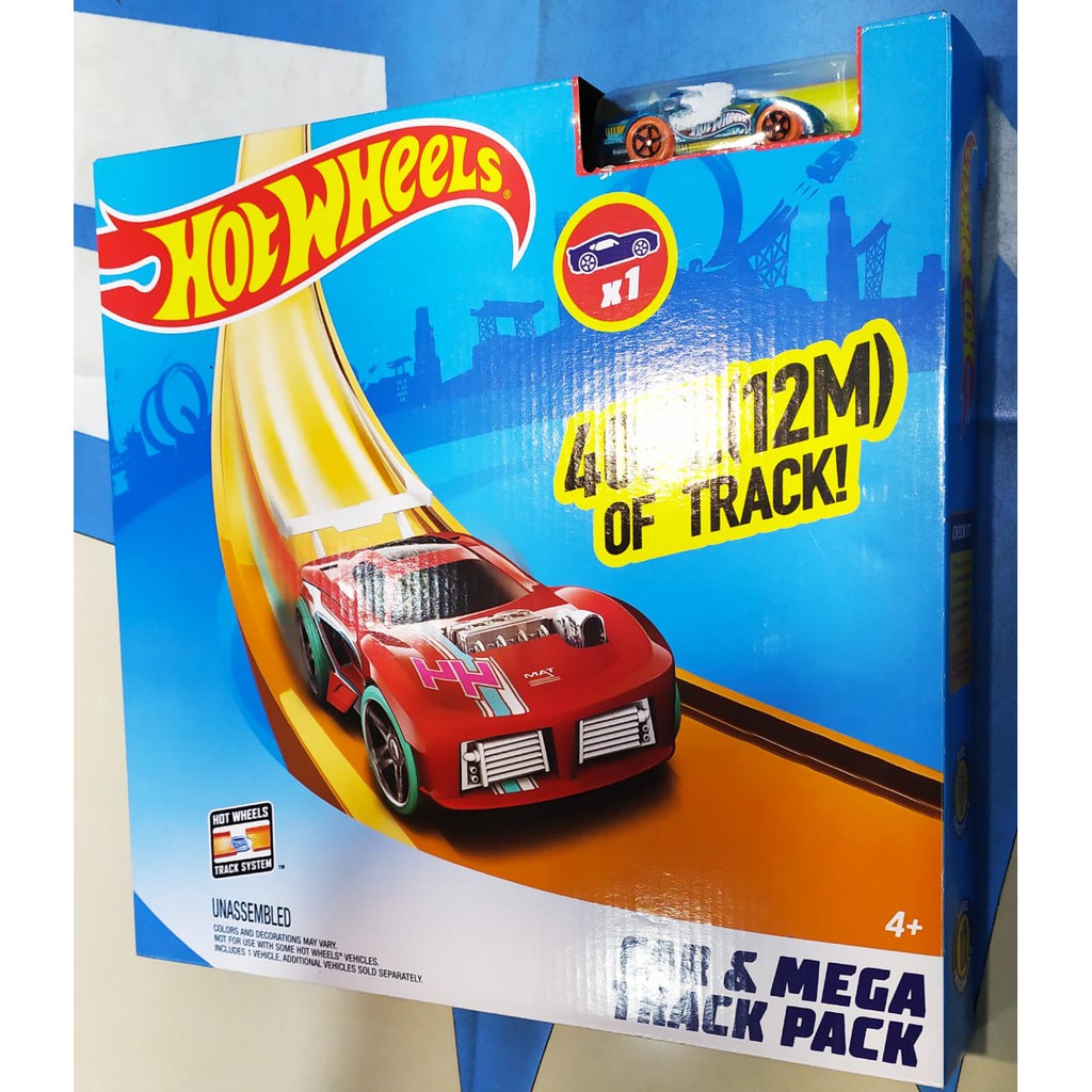 Hot wheels car 2024 & track pack