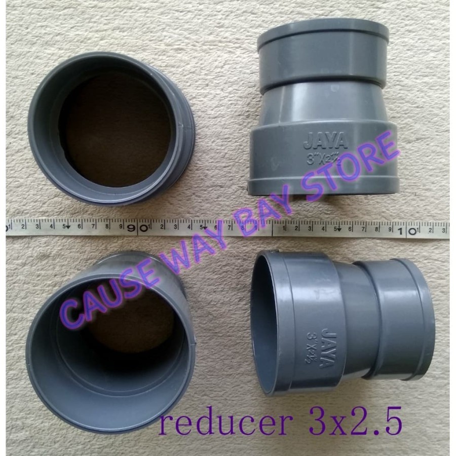 Jual SOCK REDUCER PVC 3 INCH X 2.5 INCH | Shopee Indonesia