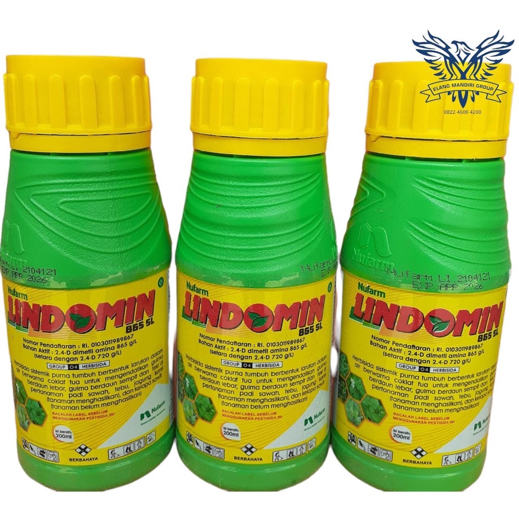Jual Lindomin 865SL 200ml Herbisida Dimetil Amina 865g/L Pembasmi ...