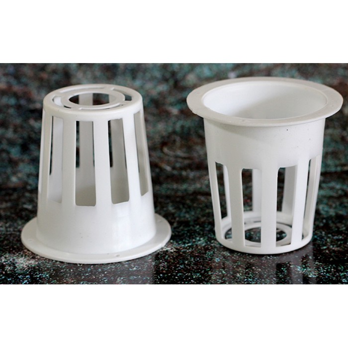 Isi 10 Pcs NetPot Net Pot WARNA PUTIH Hidroponik 5 cm