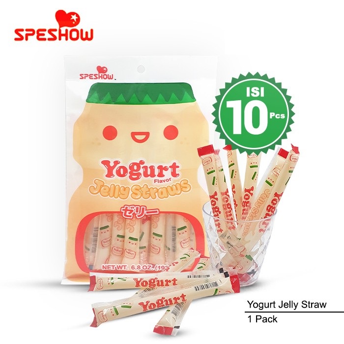 Jual Yogurt Jelly Straws Jeli Rasa Yogurt Strawberry Shopee Indonesia