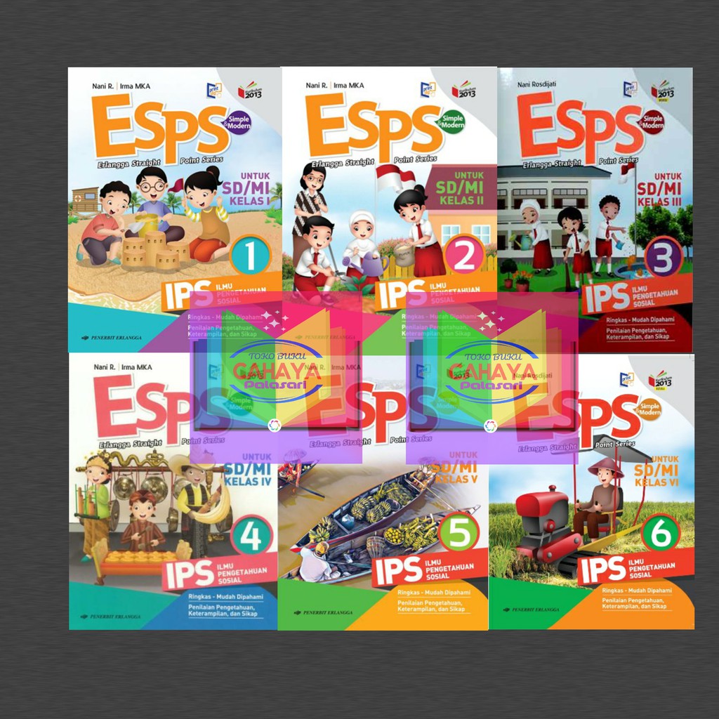 Jual BUKU ESPS IPS SD KELAS 1 2 3 4 5 6 ERLANGGA KURIKULUM 2013 REVISI ...