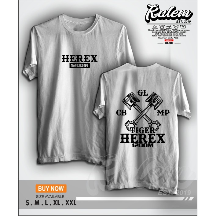 Jual (TERLARIS!!) Kaos Baju HEREX 1200M HEREX TIGER HEREX CB HEREX GL ...