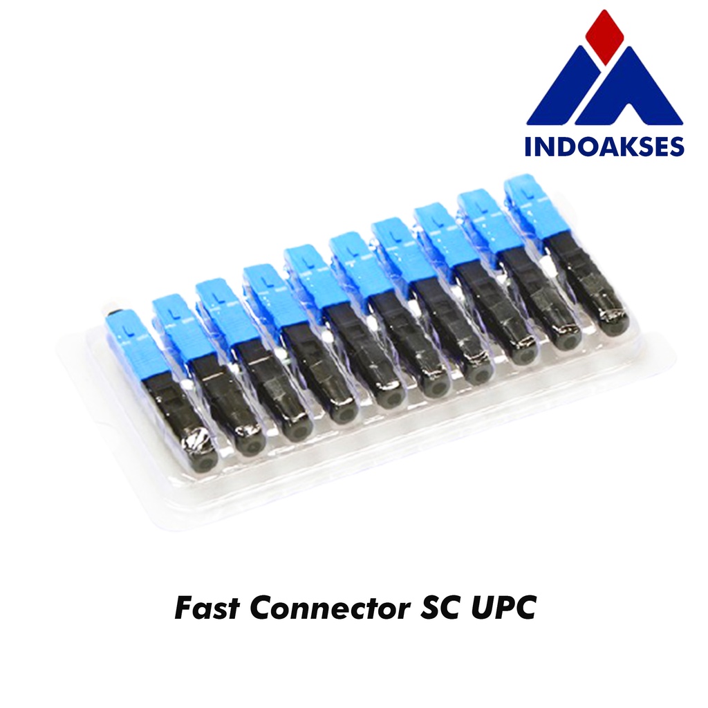 Jual Konektor Fiber Optik Fast Connector SC/UPC Model Buaya | Shopee ...