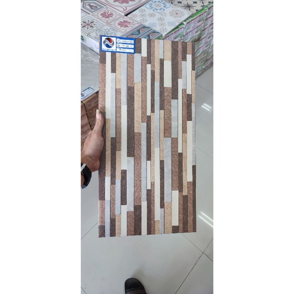 Jual Keramik Dinding 25x50 Atena Brown Uno Kw1 Kasar Shopee