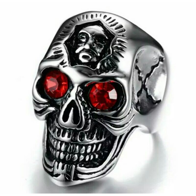 Jual Ringskull Skullring Cincin Tengkorak Titanium Cincin Pria Punk