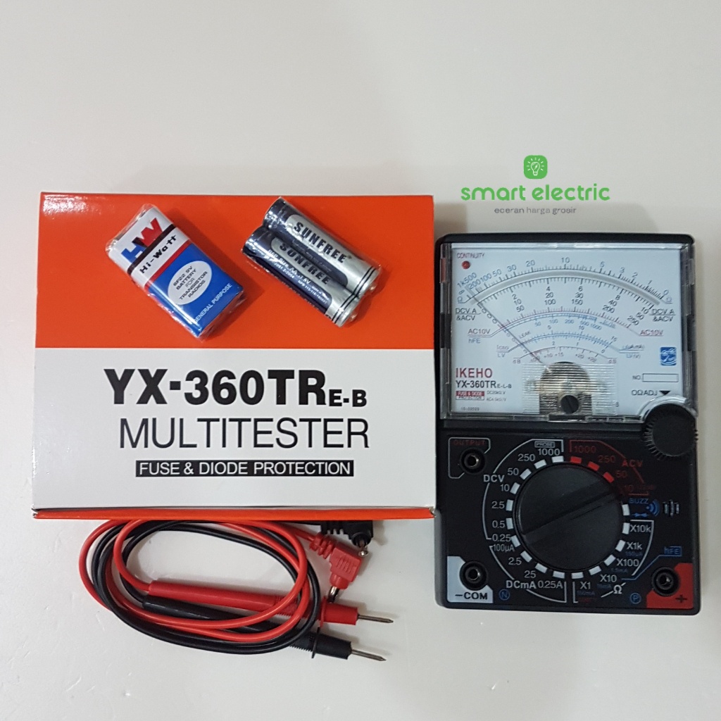 Jual Multitester Analog Multimeter Avometer Ikeho YX 360 TRN Bagus