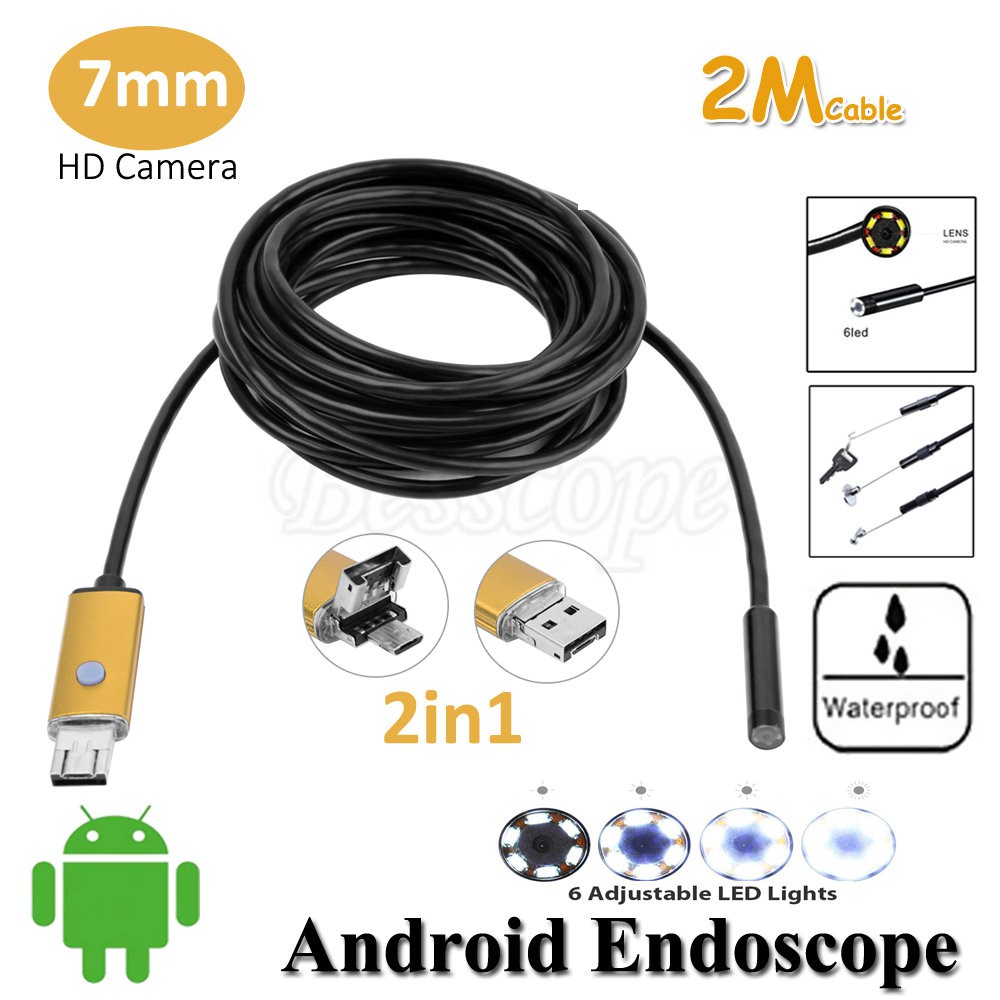 DEPSTECH Endoscopio Wifi 1200P HD Telecaere Di Ispezione Serpente - Foto 3