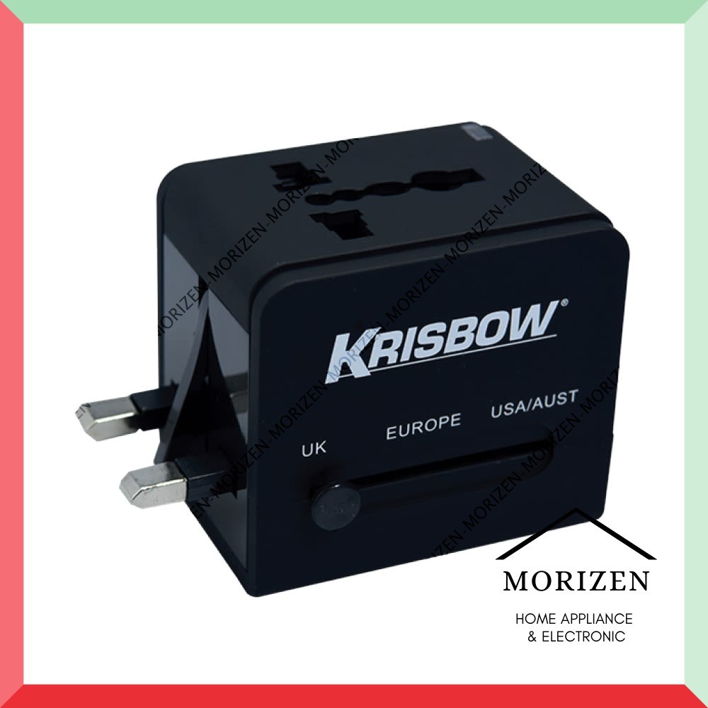 Jual KRISBOW - UNIVERSAL TRAVEL ADAPTOR - COLOKAN LISTRIK INTERNASIONAL ...