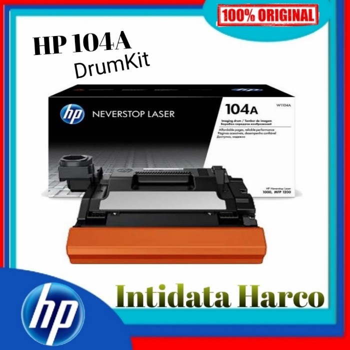 Jual DRUMKIT TONER HP 104A ( W1104A ) JAMIN ORIGINAL 100% 104 | Shopee ...