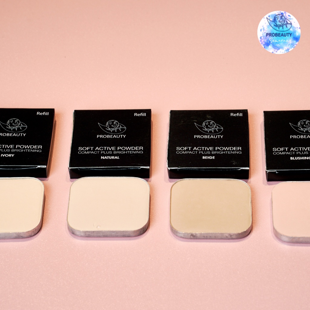 Jual PROBEAUTY SOFT ACTIVE POWDER COMPACT PLUS | Shopee Indonesia