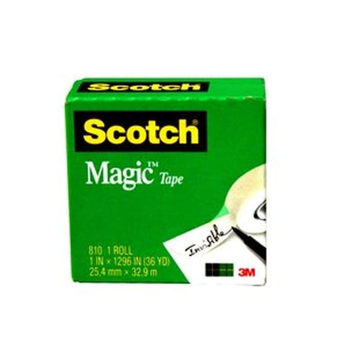 Jual Bergaransi 3M Scotch 810 Magic Tape 1 In X 36Y Selotip Yang Bisa ...