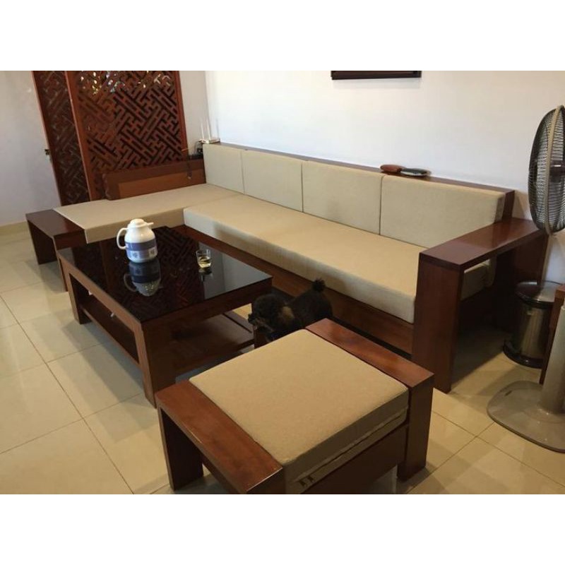 Jual Kursi Tamu Sofa Minimalis Kayu Jati Sofa Sudut Minimalis Set Kursi ...