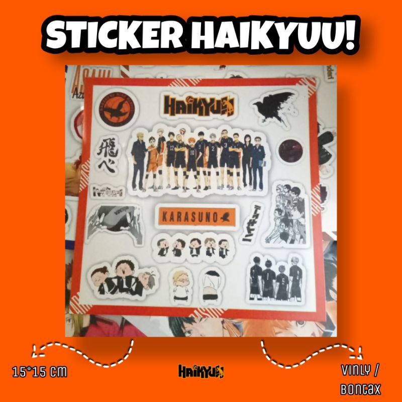 Jual Sticker pack Haikyu Murah | Shopee Indonesia