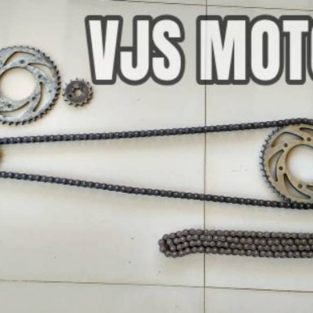 Jual Jual Gear Gir Set Depan Blakang Dan Rantai Rante 428h Yamaha VIXION NEW PNP VIXION LAMA OLD