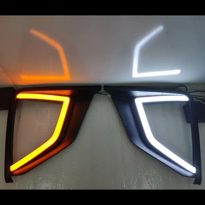 Jual Garnis Headlamp Led Drl Xpander Head Lamp Garnish With Led Drl