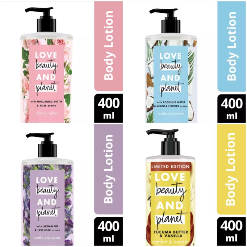 Jual Love beauty and planet lotion 400ml / LBP 400 ml | Shopee Indonesia