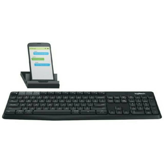 Jual LOGITECH KEYBOARD BLUETOOTH DENGAN STAND SMARTPHONE K375S BLACK ...