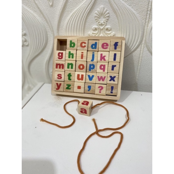 Jual Meronce kayu huruf kecil | Shopee Indonesia