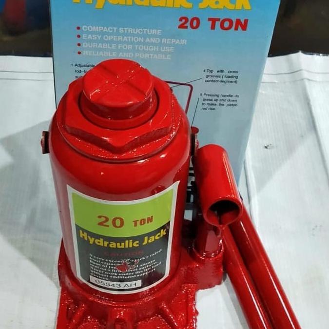 Jual Diskon Dongkrak Hydraulik Jack Master Lift Botol Kapasitas 20 Ton