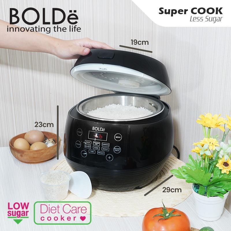Jual BOLDE SUPER COOK RICE COOKER LESS SUGAR 1L Shopee Indonesia