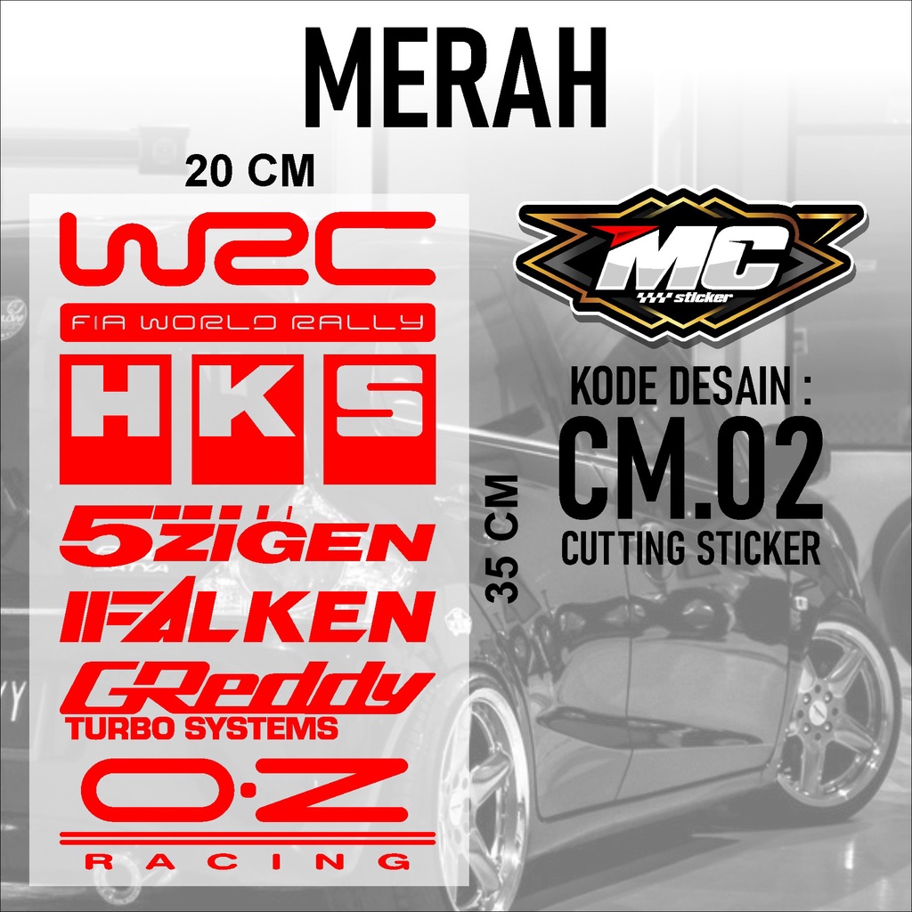 Jual MC Cutting Sticker CM 02 - Aksesoris Mobil Stiker Cutting Sticker ...