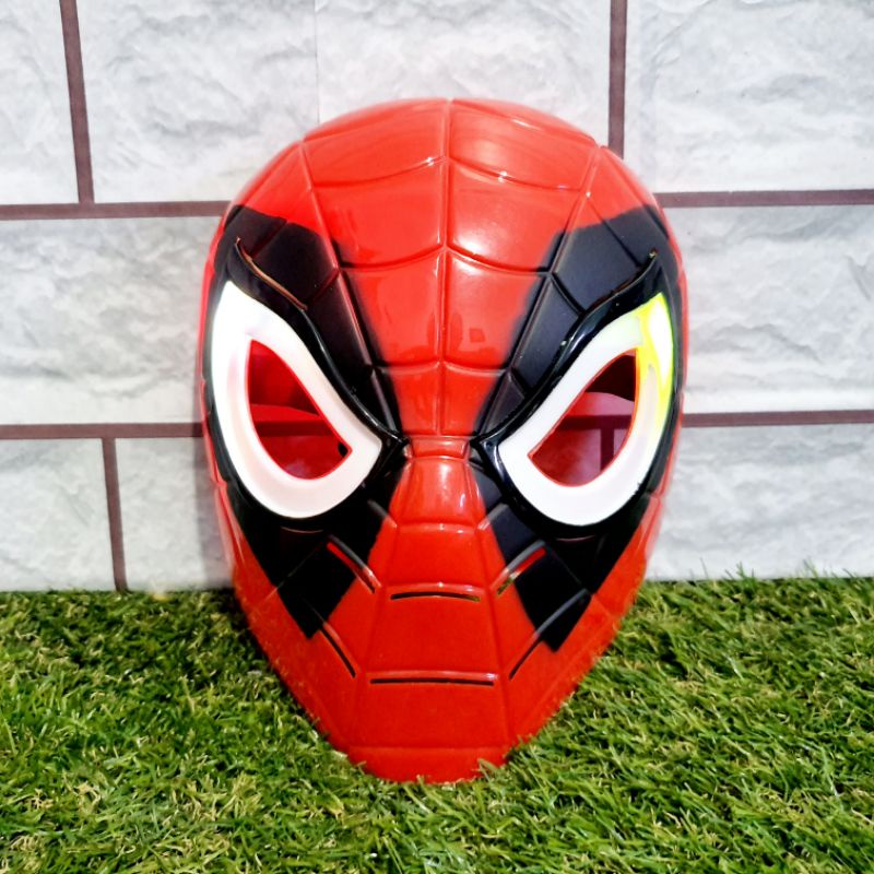 Jual Topeng led spiderman (mainan topeng led anak edukasi ) | Shopee ...