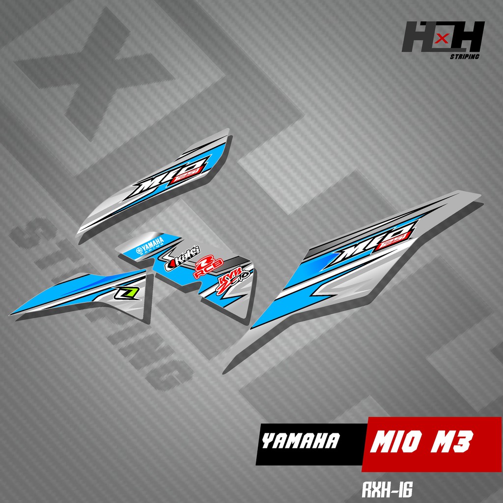 Jual Stiker Striping Lis MIO M3 / Mio Z / Mio 125 Tahun 2014 2015 2016 ...
