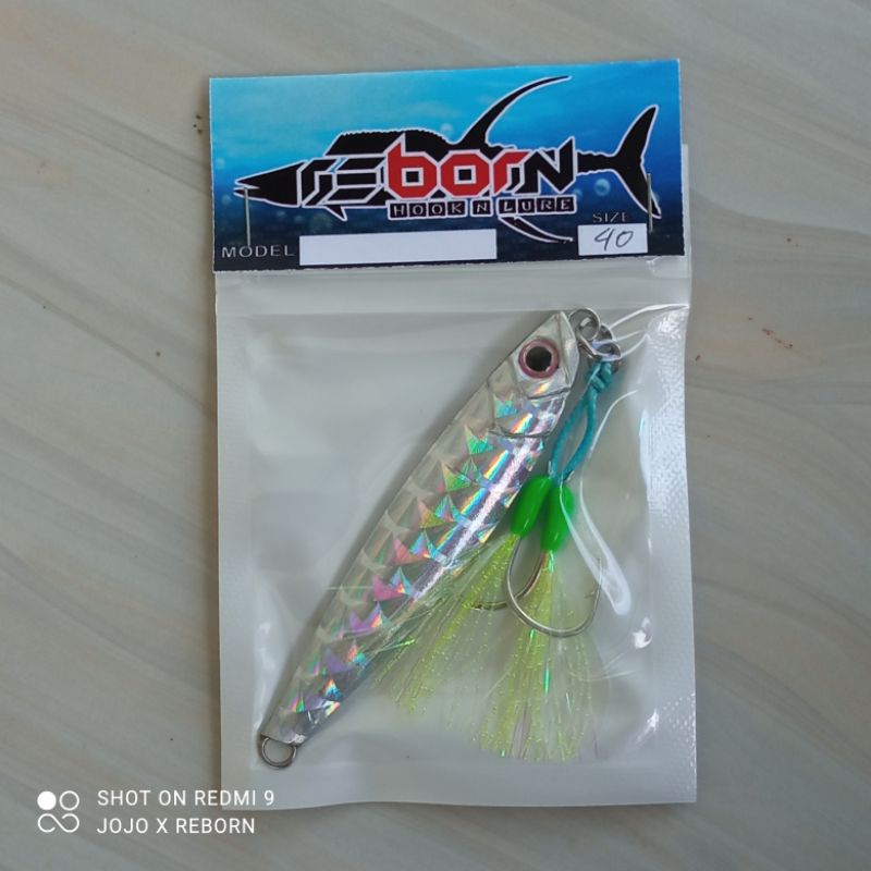 Leurre Métal Ima Gunkichi 40g Assist Plus Pour Pêche Saumon