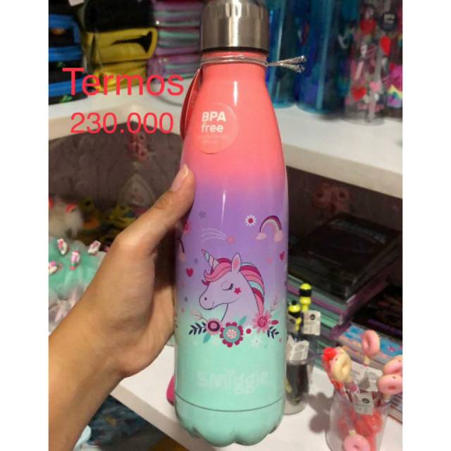 Jual Smiggle unicorn water bottle | Shopee Indonesia