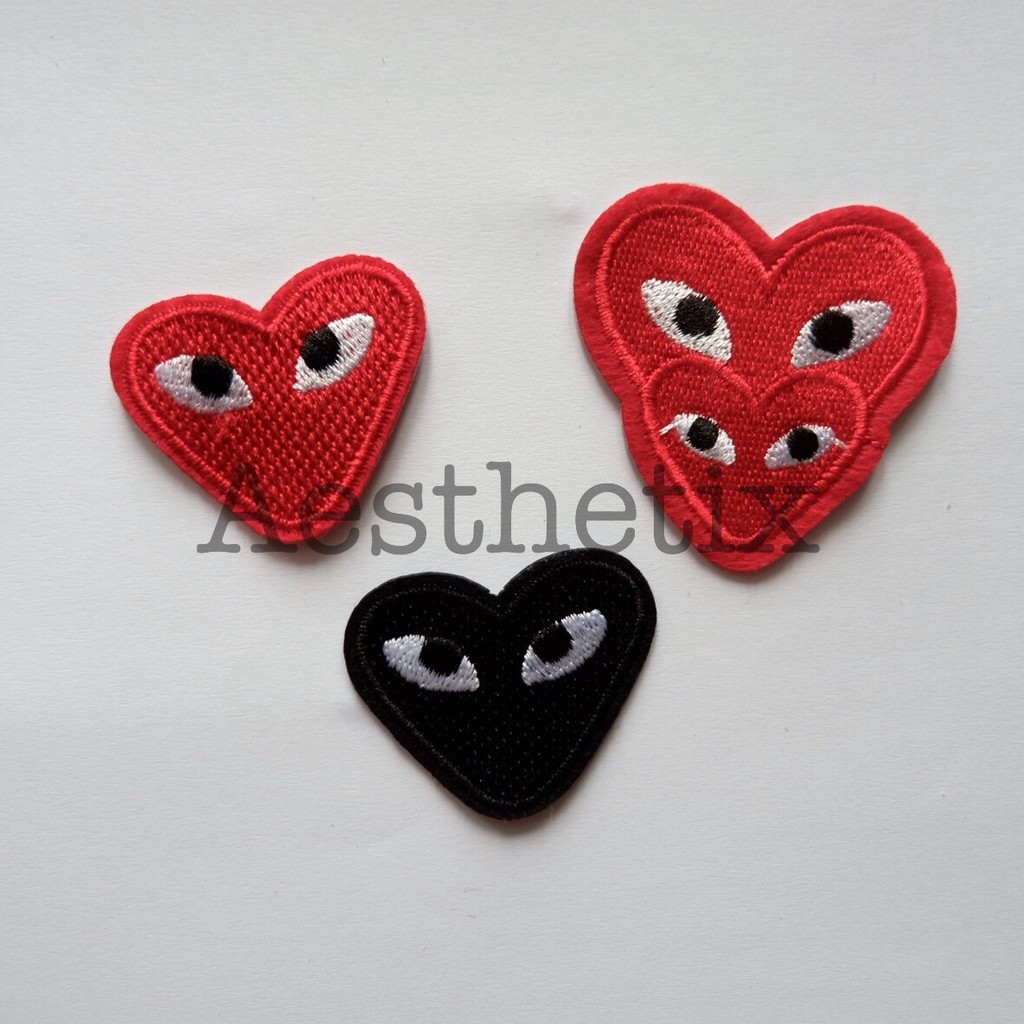 Cdg iron best sale on patch