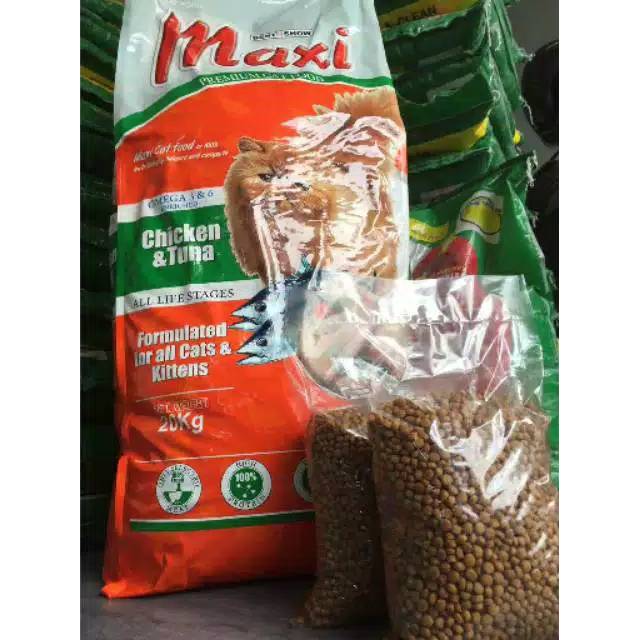 Jual REPACK MAXI CAT FOOD 1 KG | Shopee Indonesia