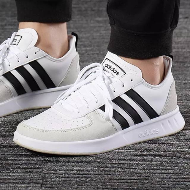 Jual SEPATU ADIDAS COURT 80 S WHITE CORE BLACK ORIGINAL BNIB ART