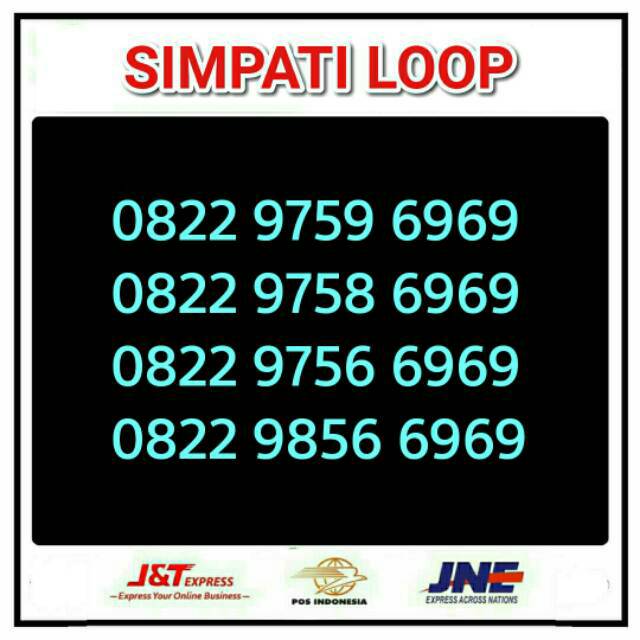 Jual Nomor cantik telkomsel simpati loop 6969 dan 5959 | Shopee Indonesia