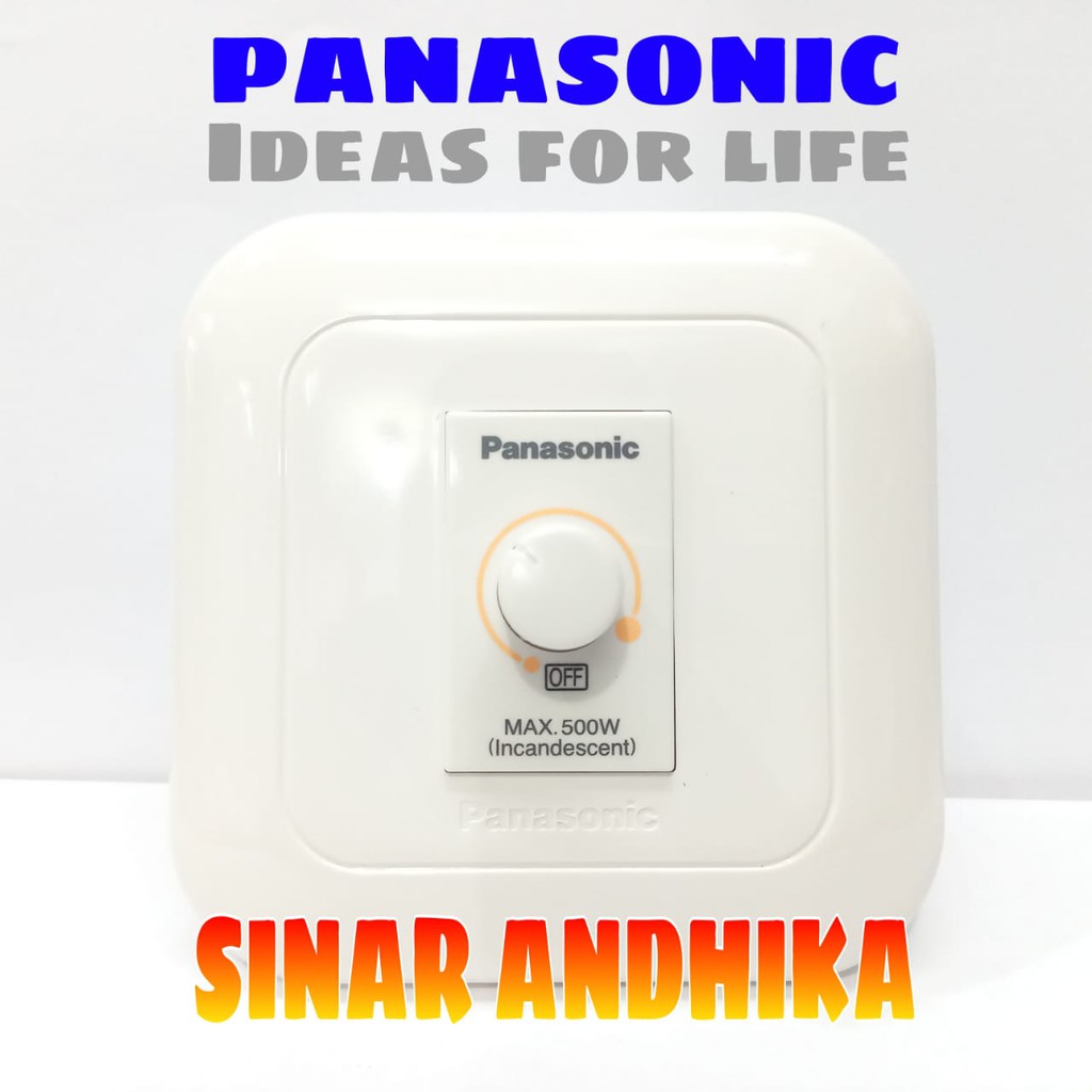 Jual Saklar Dimmer Frame Putih Panasonic Watt Wej Wej