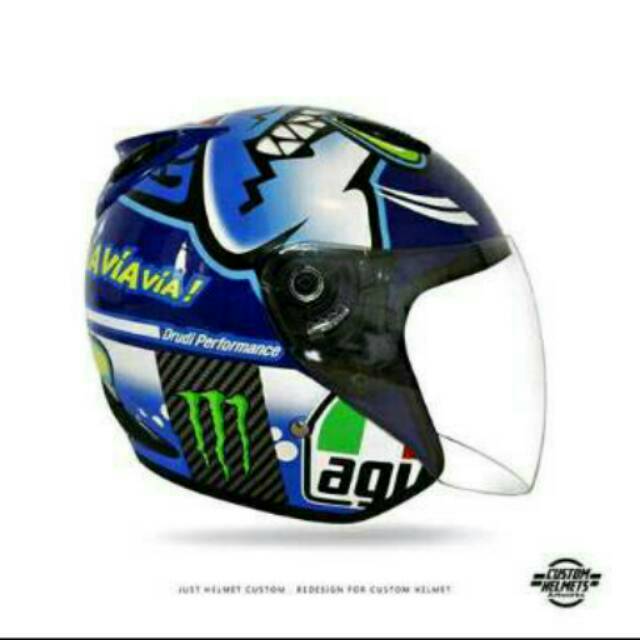 Jual Helm Custom AGV NIMO | Shopee Indonesia