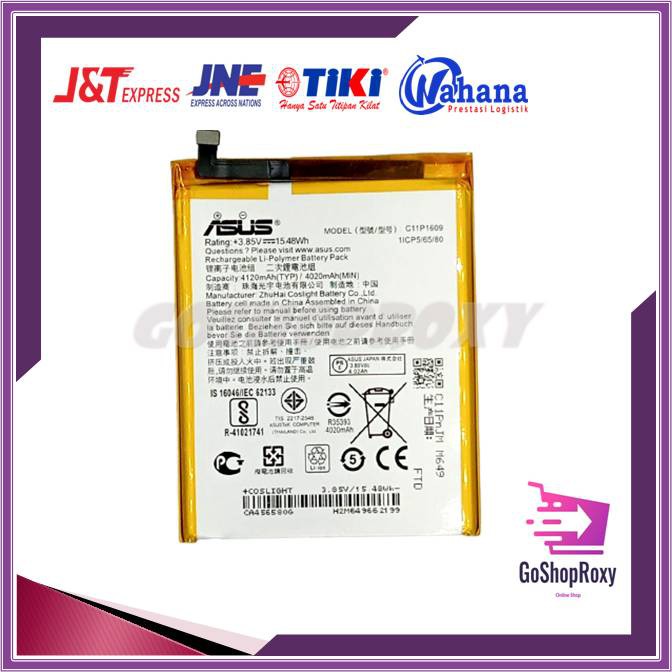 Jual BATRAI BATRE ASUS ZENFONE 3 MAX BATRAYY ZC553KL C11P1609 5.5 ...