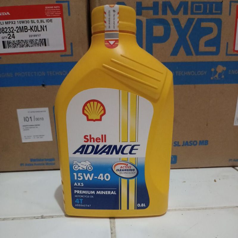 Jual Shell Advance ax5 15W-40 800ml | Shopee Indonesia