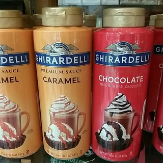 Ghirardelli chocolate sauce red vs black