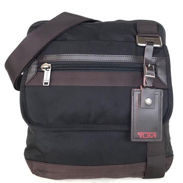 Tas Tumi Eastern Flap Crossbody Bag Selempang Cowok Hitam Original ORIGINAL Cowok ASLI Laki Hadiah
