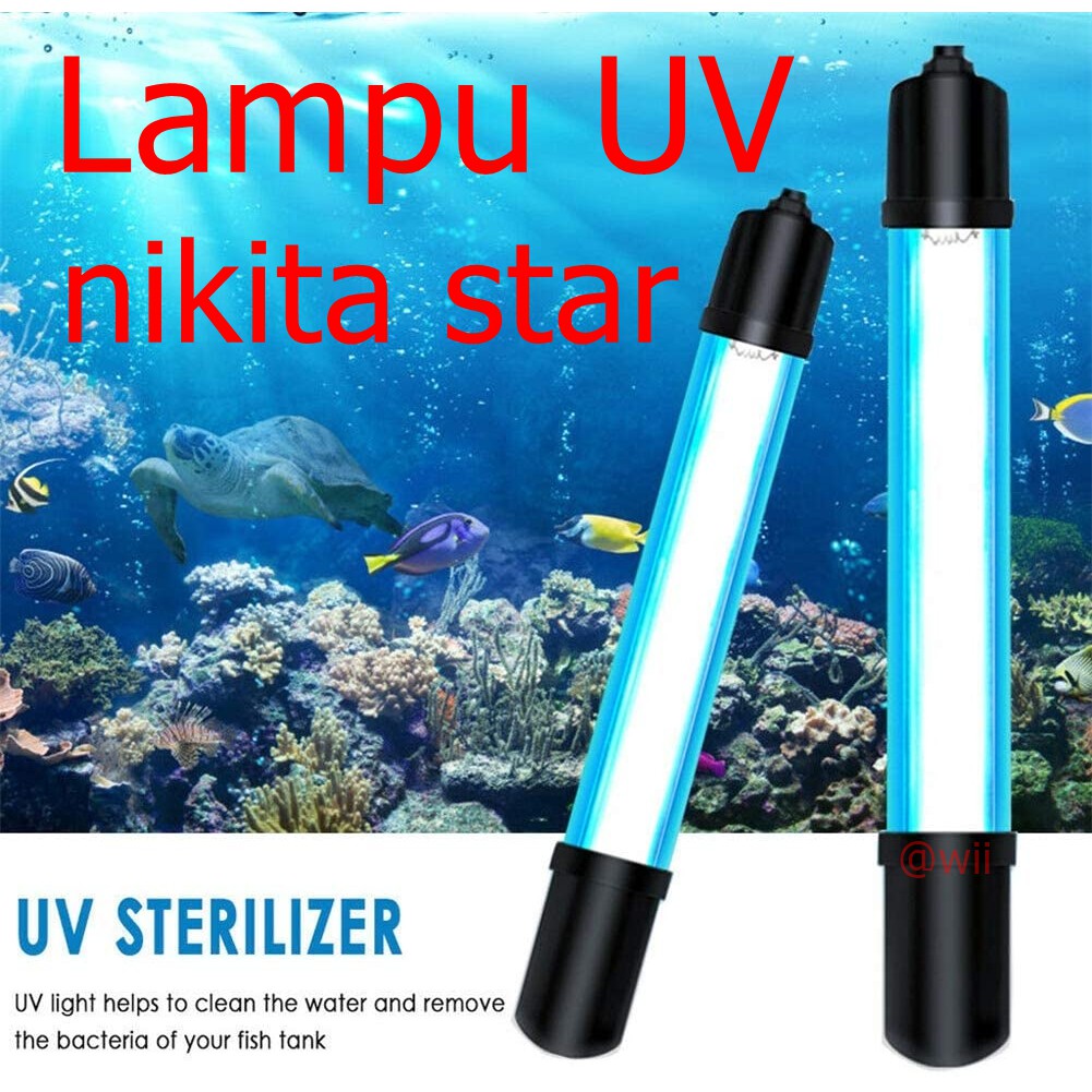 Jual Nikita Star 5 7 9 11 Watt Lampu Uv Ultra Violet Aquarium Aquascape