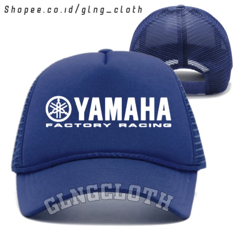 Jual Topi YAMAHA Factory Racing Trucker/Jaring | Shopee Indonesia