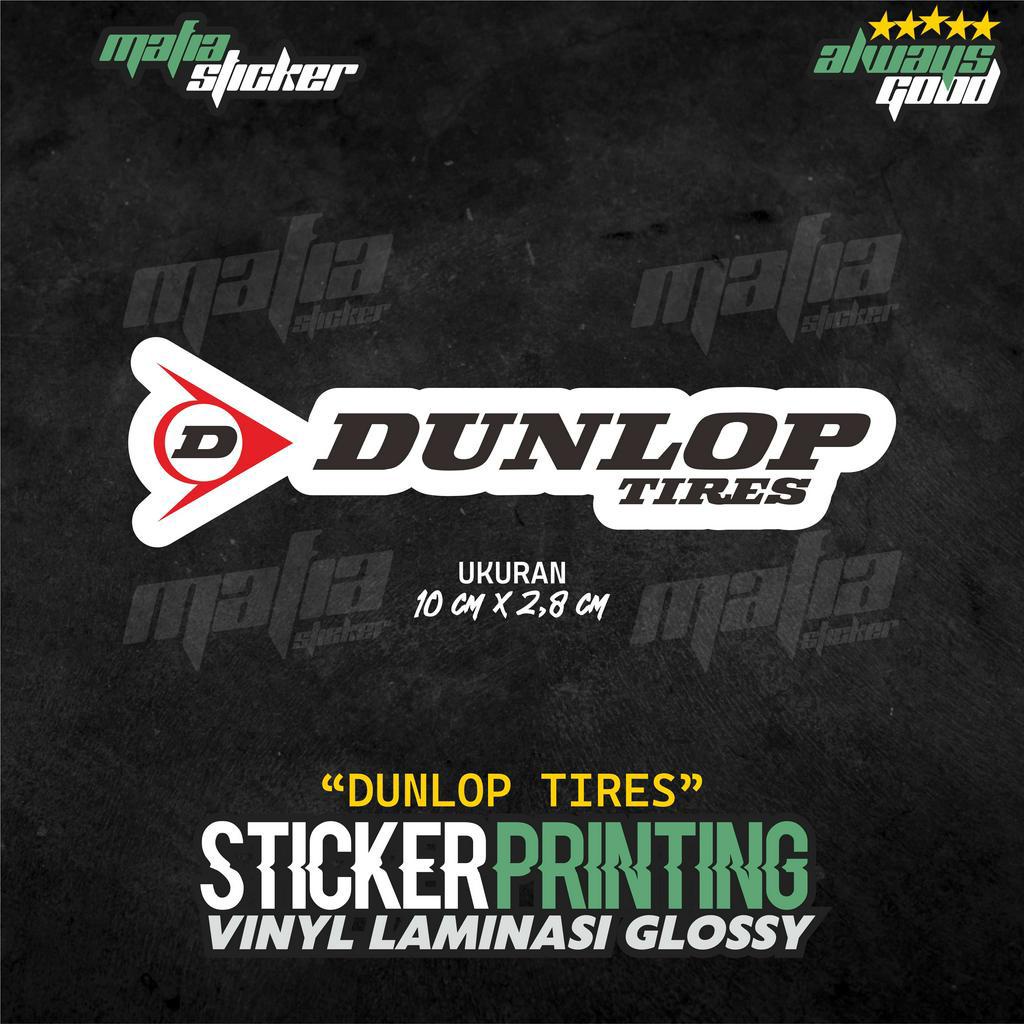 Jual STICKER/STIKER PRINT CUT DUNLOP TIRES | Shopee Indonesia