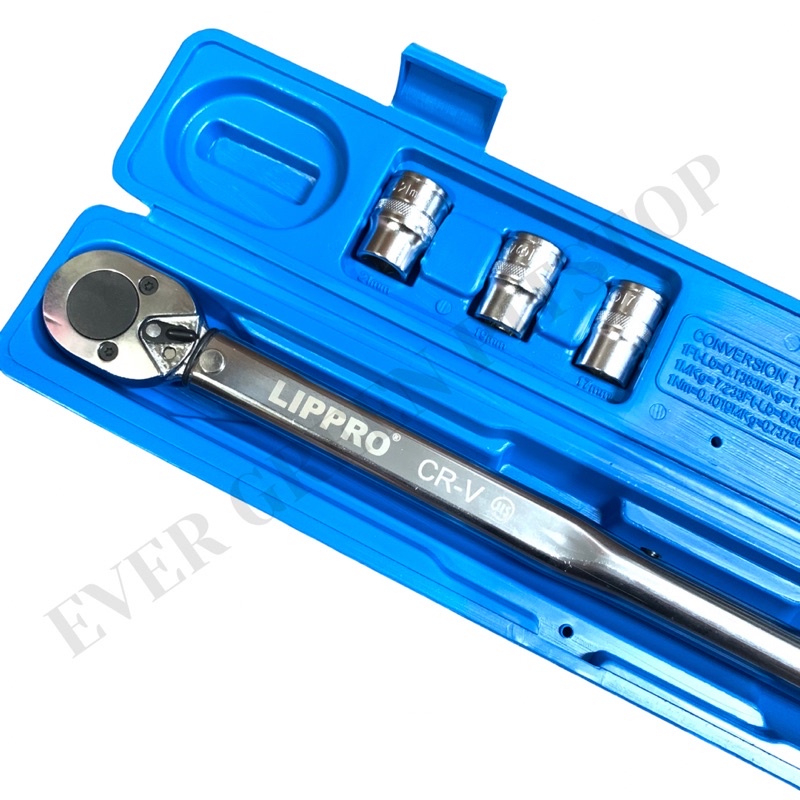Jual LIPPRO Kunci Torsi Panjang Kunci Momen Heavy Duty+ 3 Mata Kunci ...