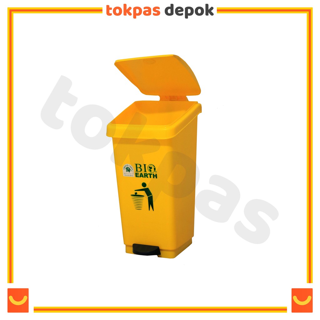 Jual [khusus Gojek Grab] Tempat Sampah Injak Green Leaf 2160 Bio