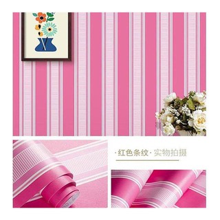 Jual Paket 3 Roll Wallpaper Dinding / Bahan PVC Anti Air / Walpaper Stiker  Dinding Kamar Tidur . . .